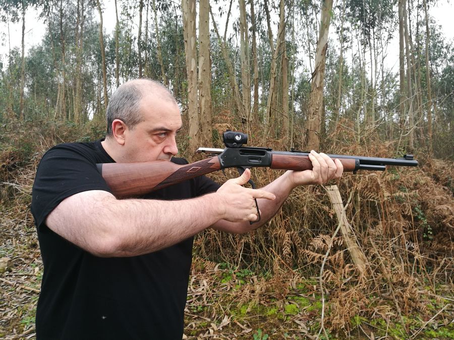 Marlin 1895G Disparando